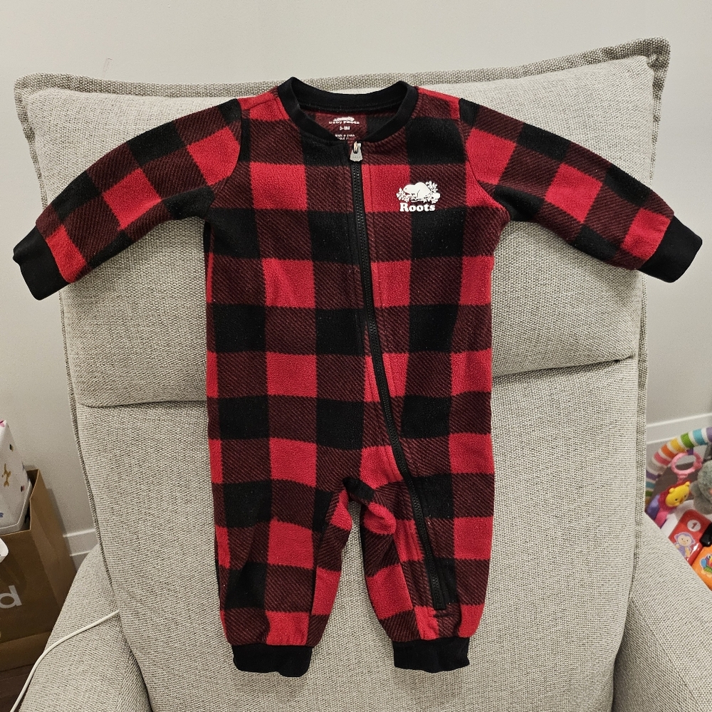 Roots Buffalo Plaid Baby Sleeper